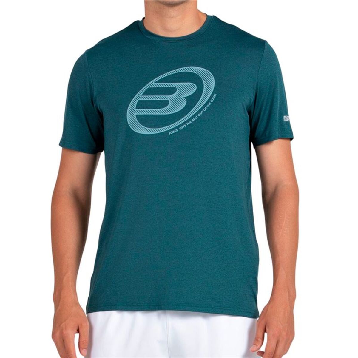 Heren-T-Shirt met Korte Mouwen Bullpadel Lande 153 Blauw Padel