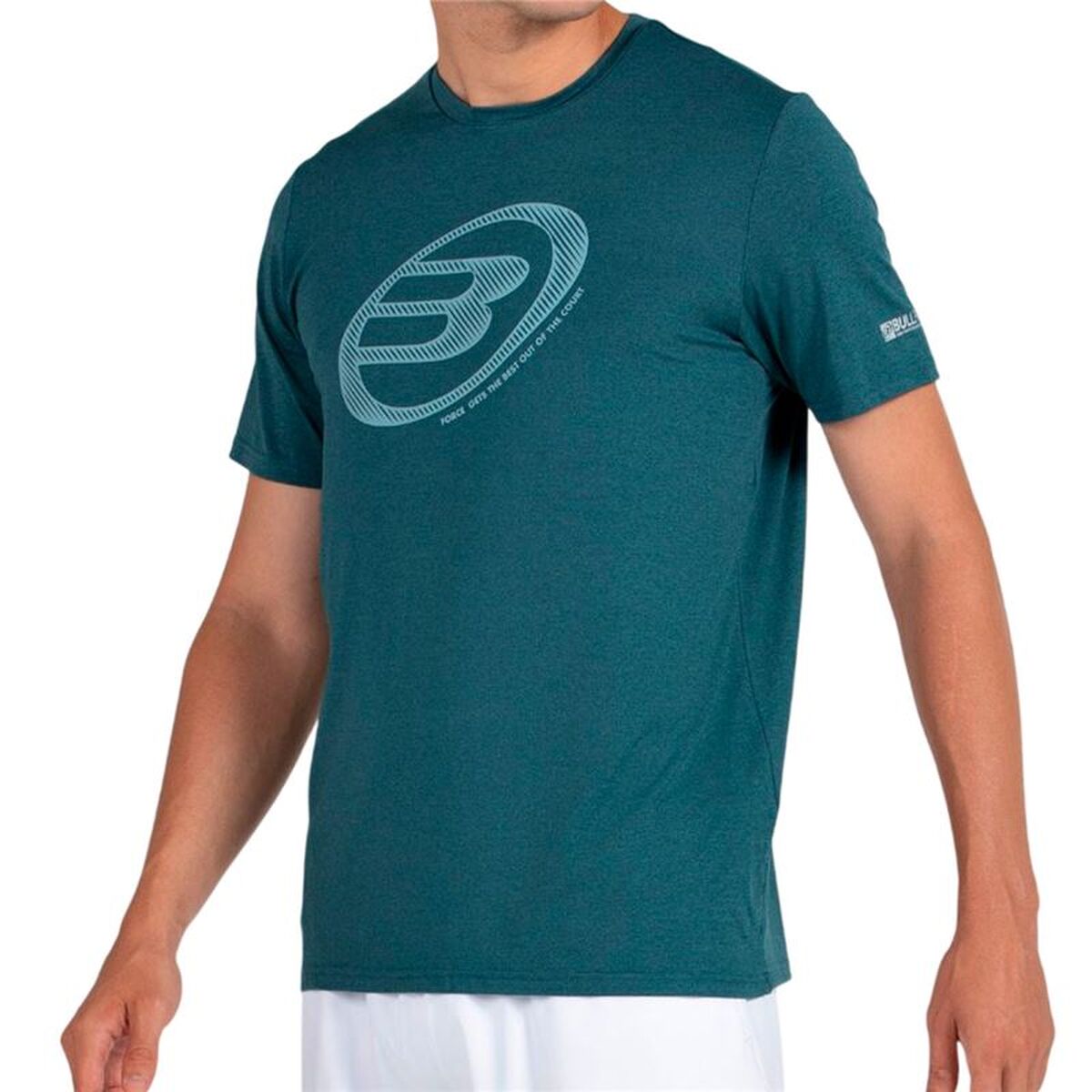 Heren-T-Shirt met Korte Mouwen Bullpadel Lande 153 Blauw Padel