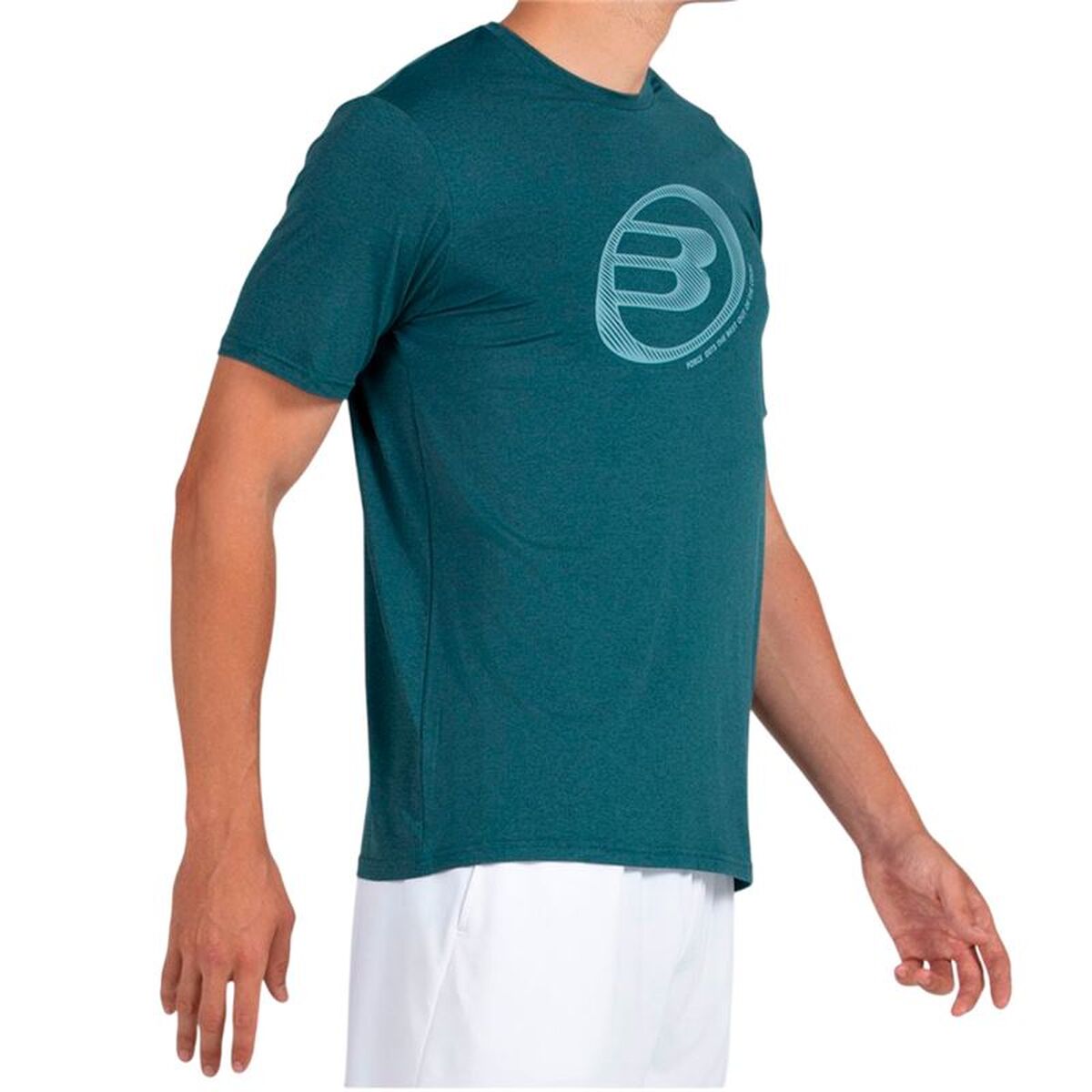 Heren-T-Shirt met Korte Mouwen Bullpadel Lande 153 Blauw Padel