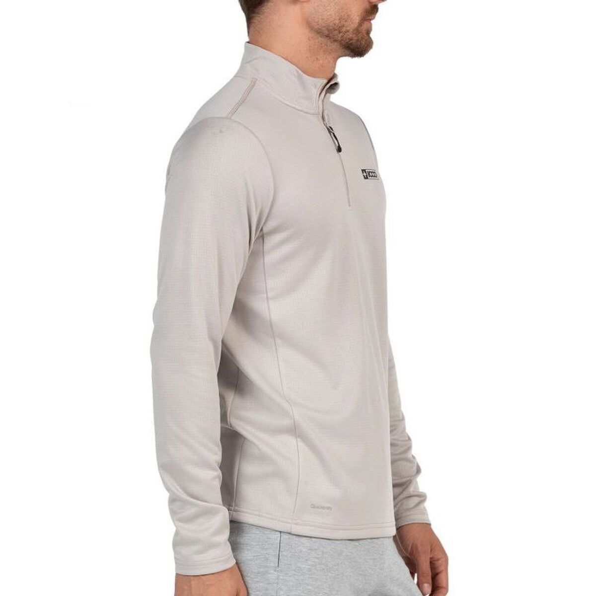Heren-T-Shirt met Lange Mouwen +8000 Portu Beige