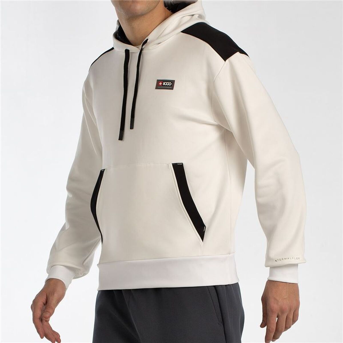 Herenhoodie +8000 Euron Wit