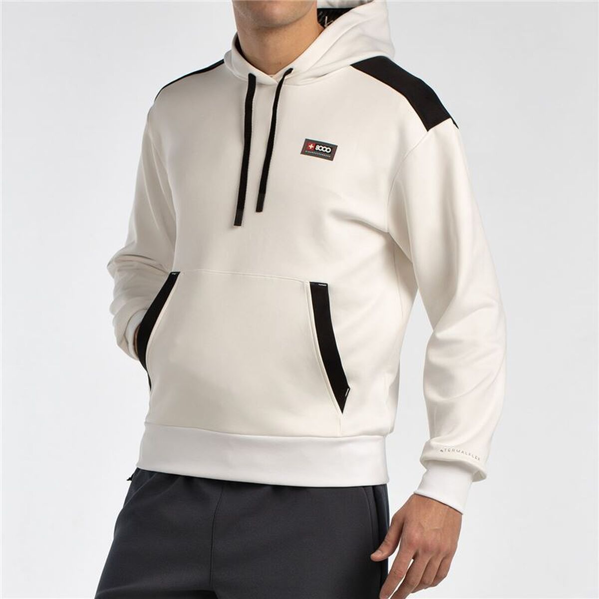 Herenhoodie +8000 Euron Wit