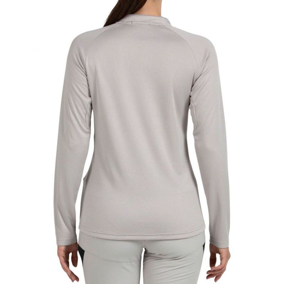 Dames T-shirt lange mouwen +8000 Lua Lichtgrijs