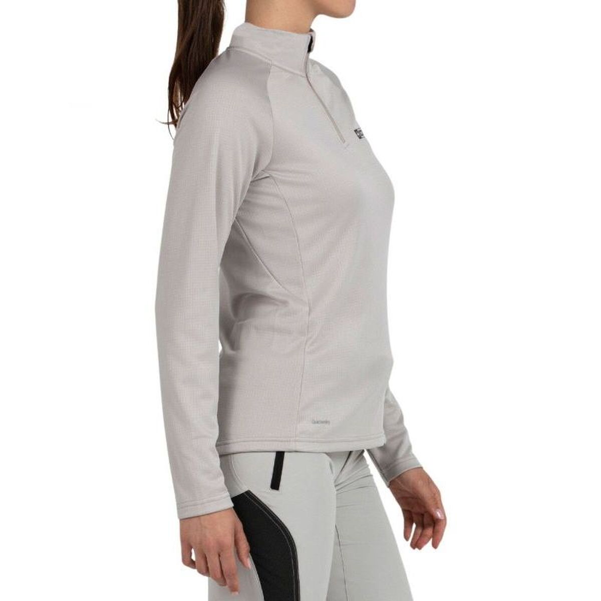 Dames T-shirt lange mouwen +8000 Lua Lichtgrijs
