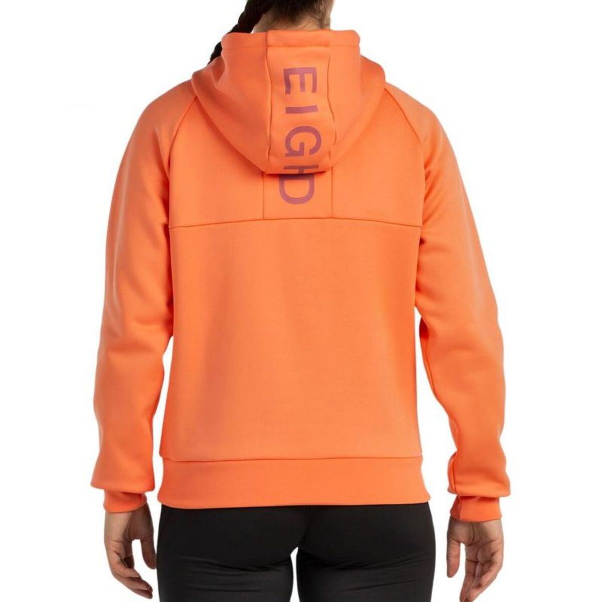 Herenhoodie +8000 Mini Oranje
