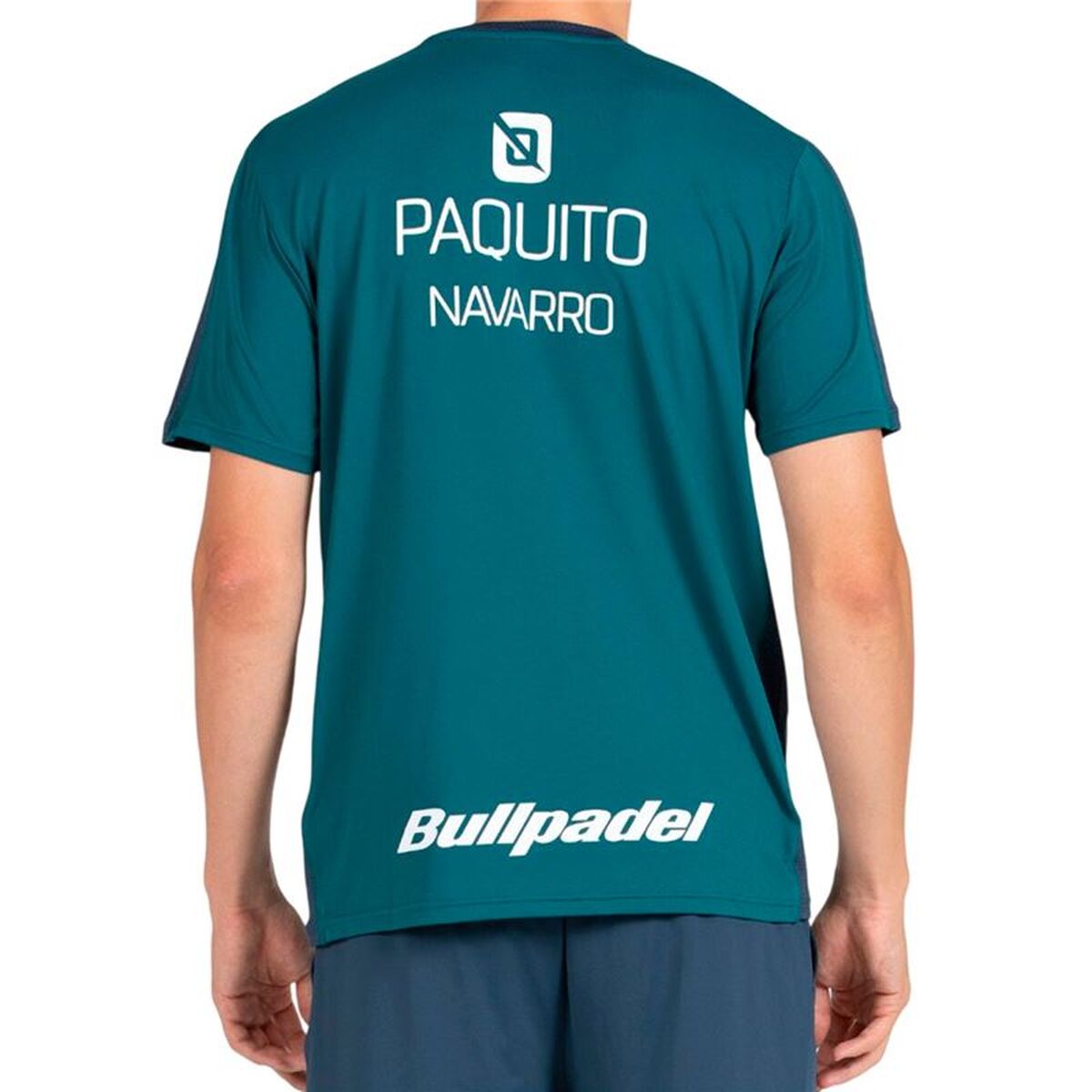 Heren-T-Shirt met Korte Mouwen Bullpadel Paquito 25I 053 Blauw Padel