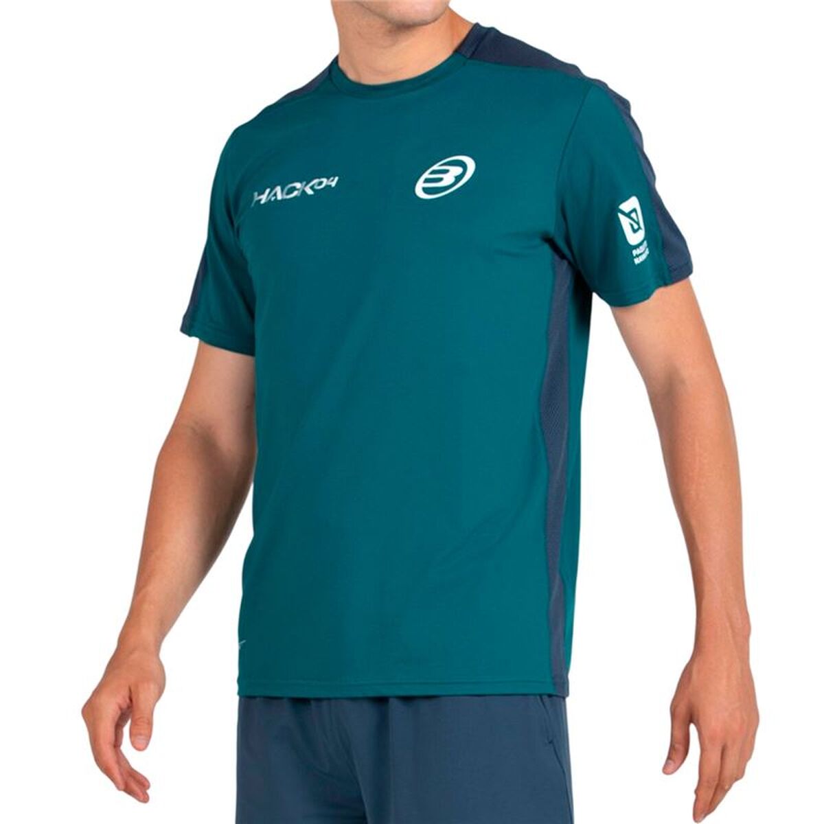 Heren-T-Shirt met Korte Mouwen Bullpadel Paquito 25I 053 Blauw Padel