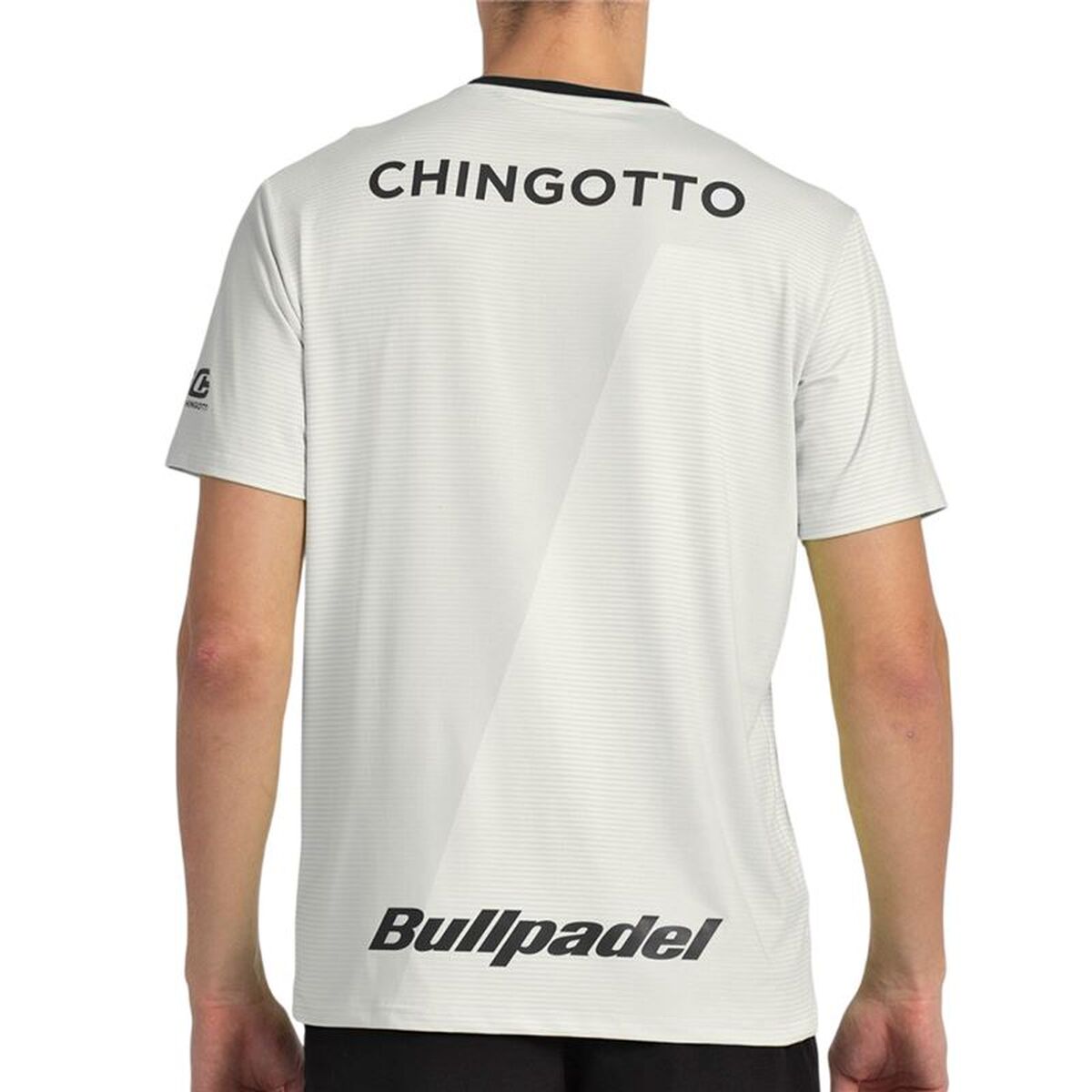 Heren-T-Shirt met Korte Mouwen Bullpadel Chingotto 25I 026 Lichtgrijs Padel