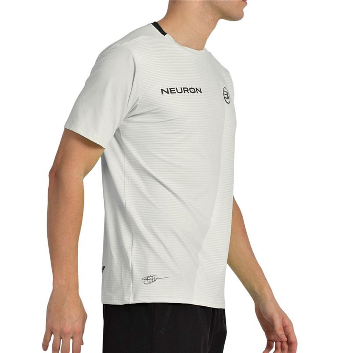 Heren-T-Shirt met Korte Mouwen Bullpadel Chingotto 25I 026 Lichtgrijs Padel