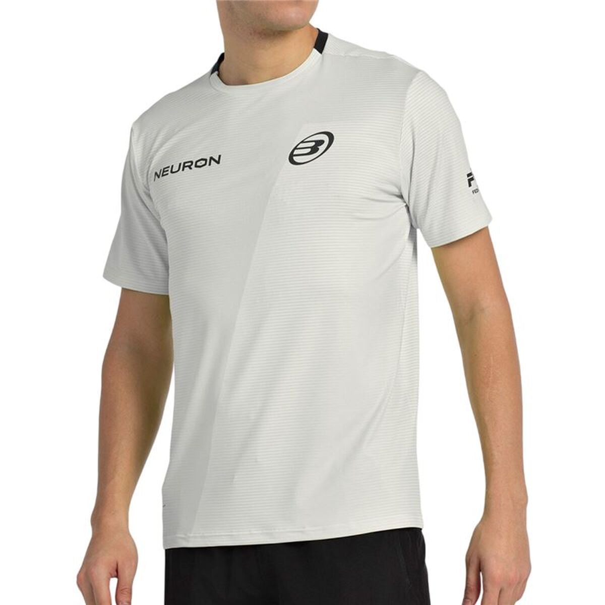 Heren-T-Shirt met Korte Mouwen Bullpadel Chingotto 25I 026 Lichtgrijs Padel