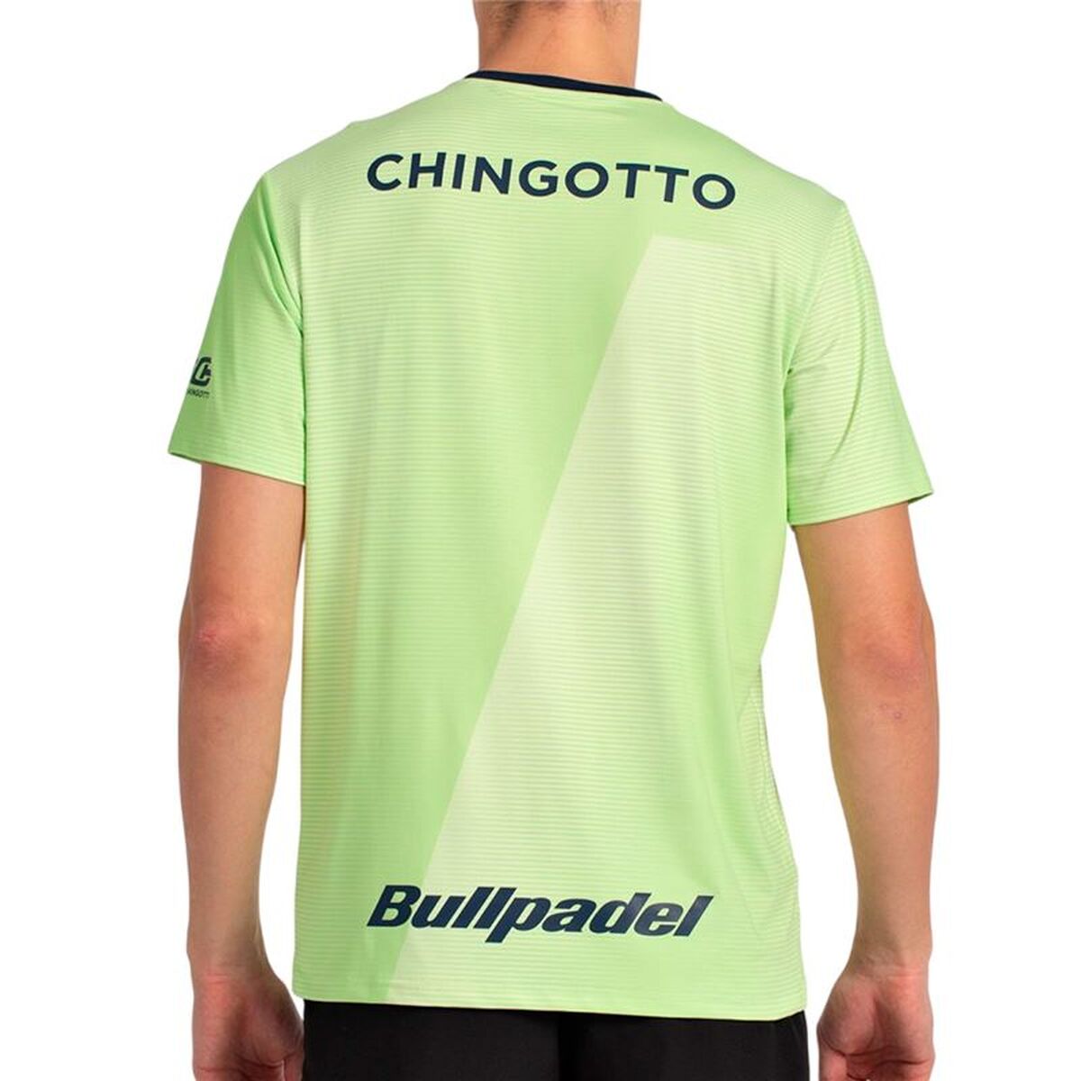 Heren-T-Shirt met Korte Mouwen Bullpadel Chingotto 25I 059 Limoengroen Padel