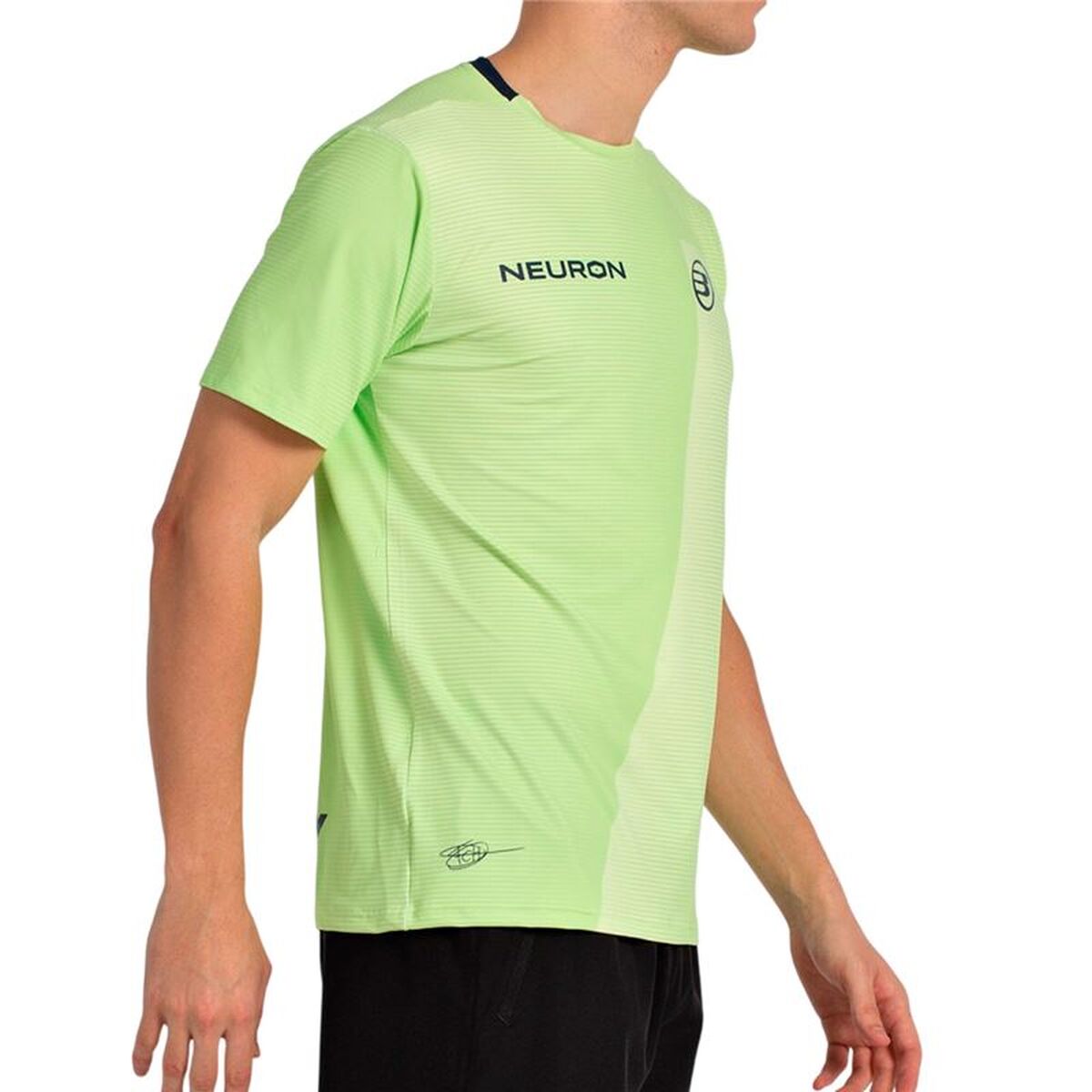 Heren-T-Shirt met Korte Mouwen Bullpadel Chingotto 25I 059 Limoengroen Padel