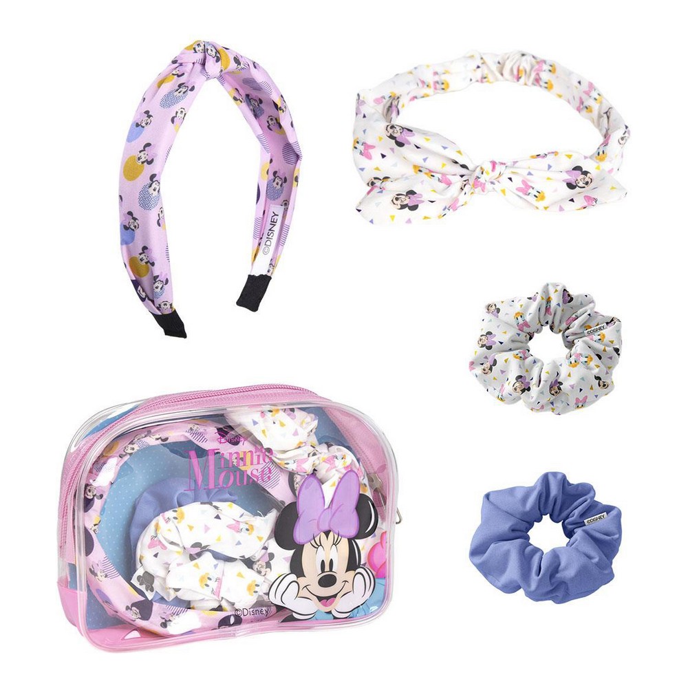 Hair accessories Minnie Mouse Multicolour (4 pcs)