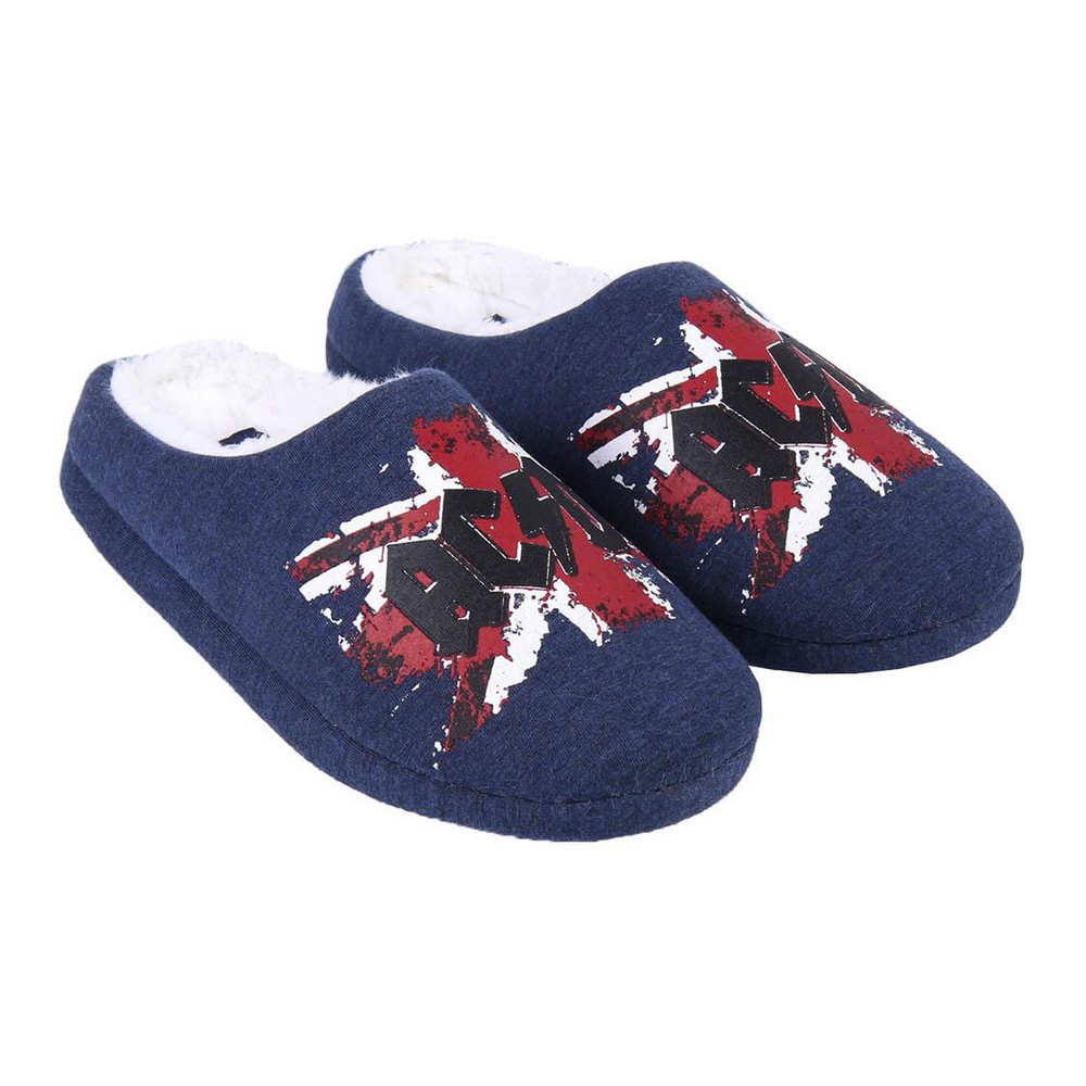 House Slippers ACDC Blue