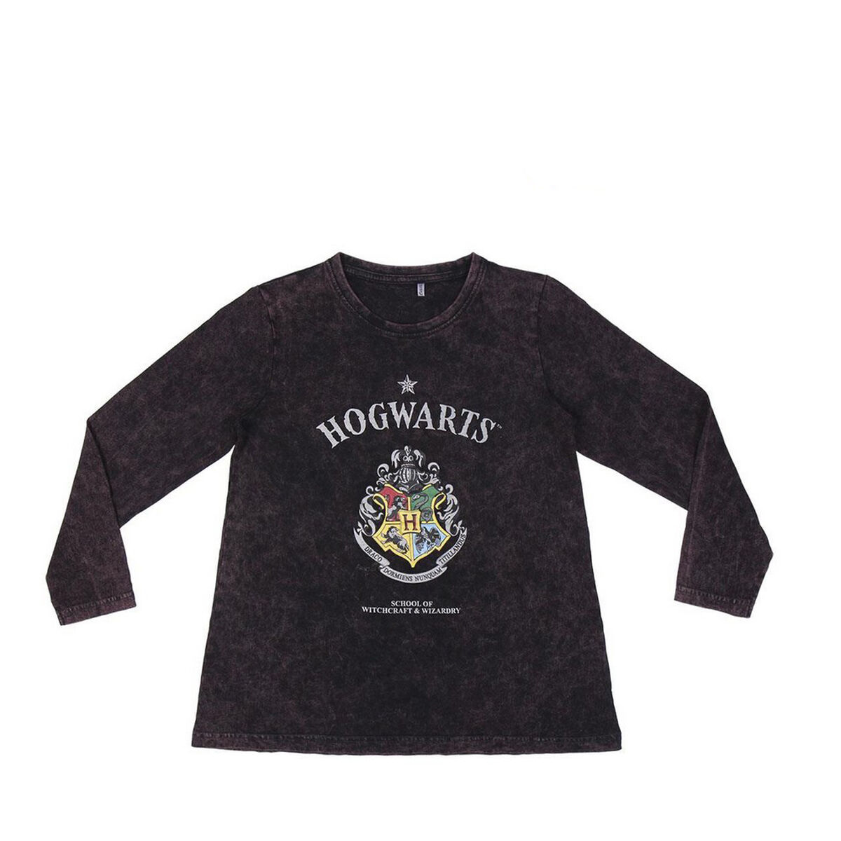 T-shirt à Manches Longues Enfant Harry Potter Gris foncé