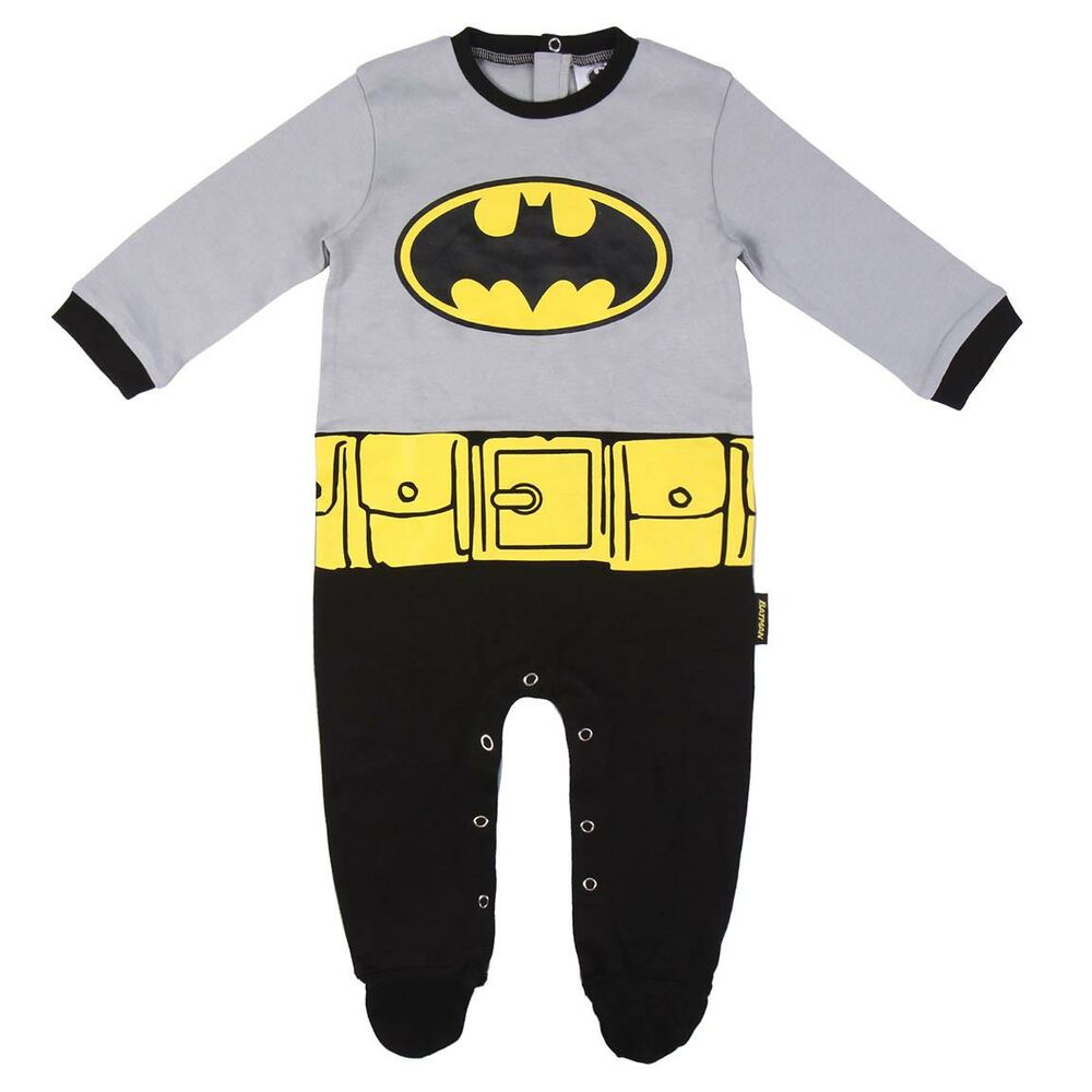 Baby's Long-sleeved Romper Suit Batman Grey