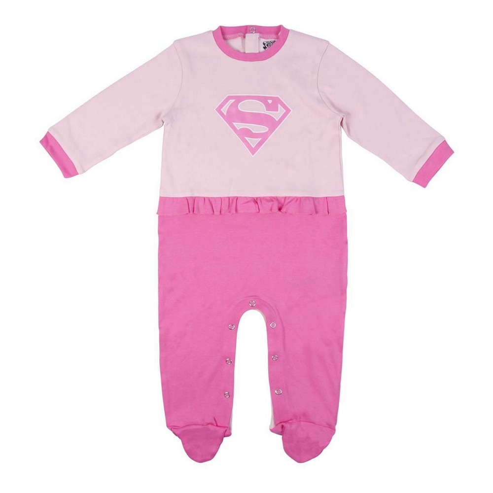 Baby's Long-sleeved Romper Suit DC Super Hero Girls Pink