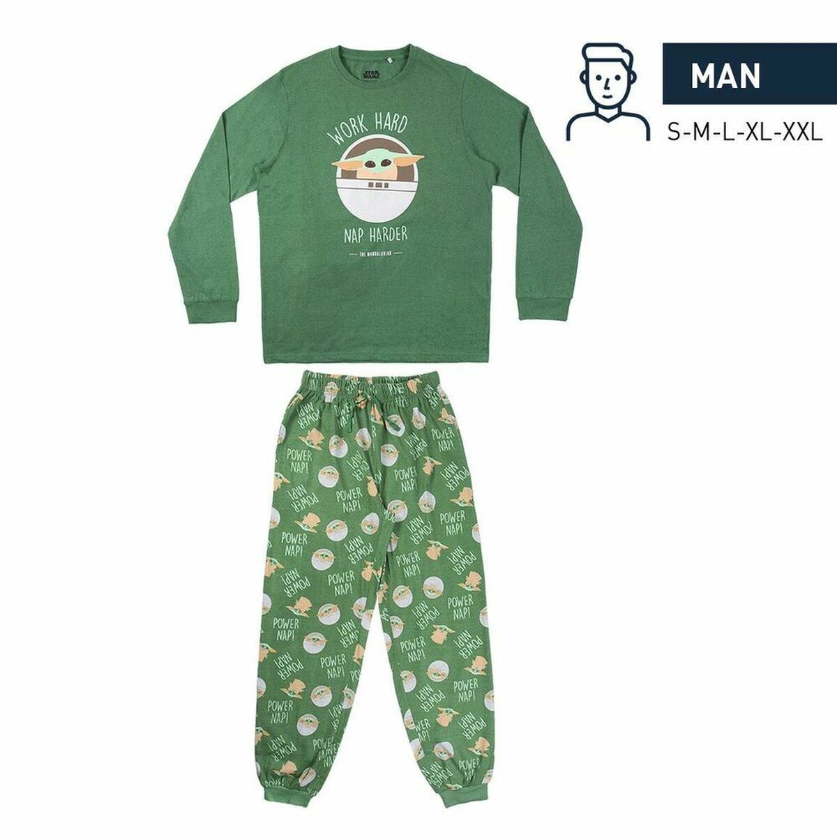 Pyjama The Mandalorian Homme Vert