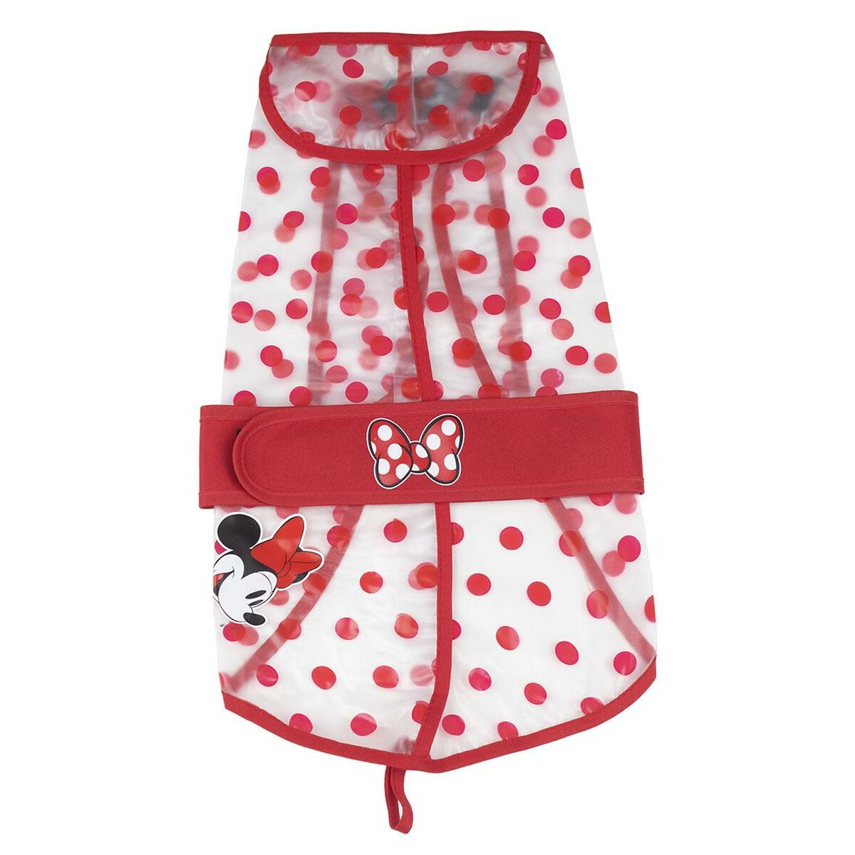 Αδιάβροχο Σκύλου Minnie Mouse Κόκκινο M