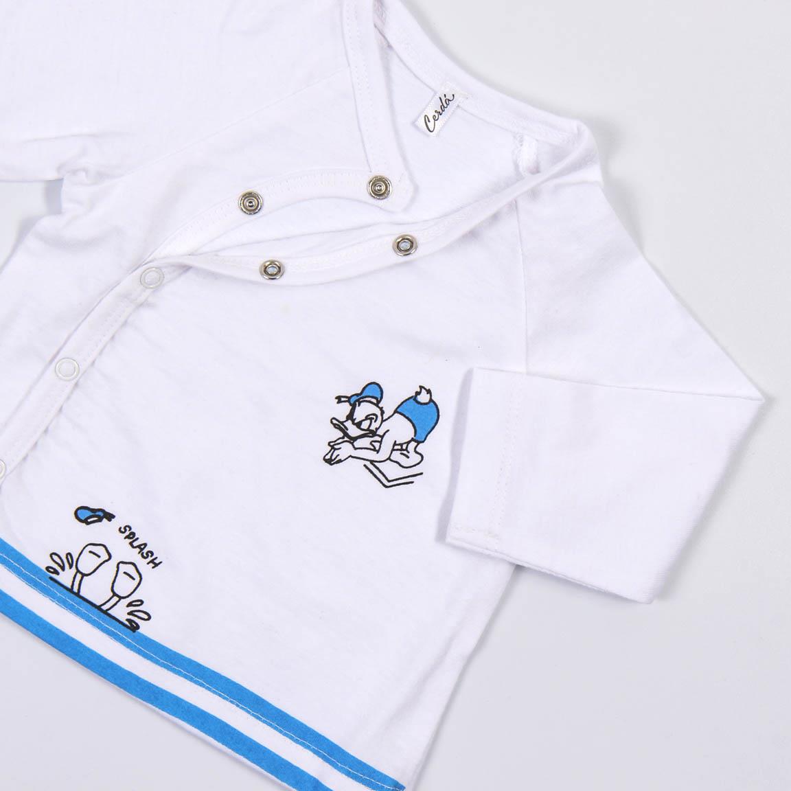 Set of clothes Disney Blue White 4 Pieces (1 month)