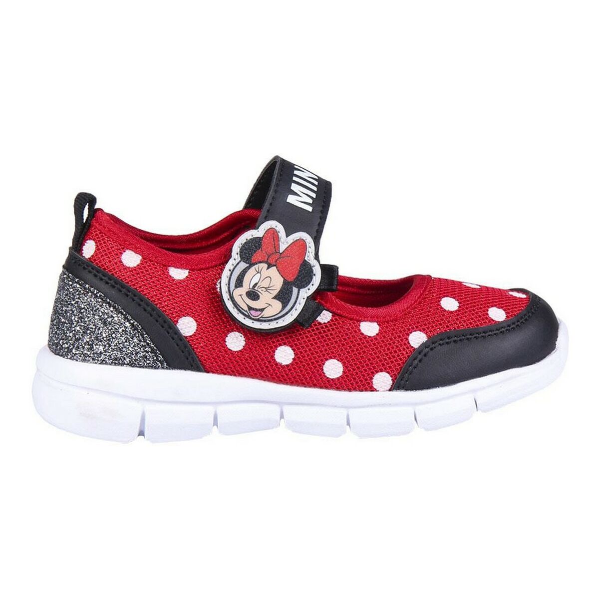 Chaussure de ballerine pour fille Minnie Mouse Rouge