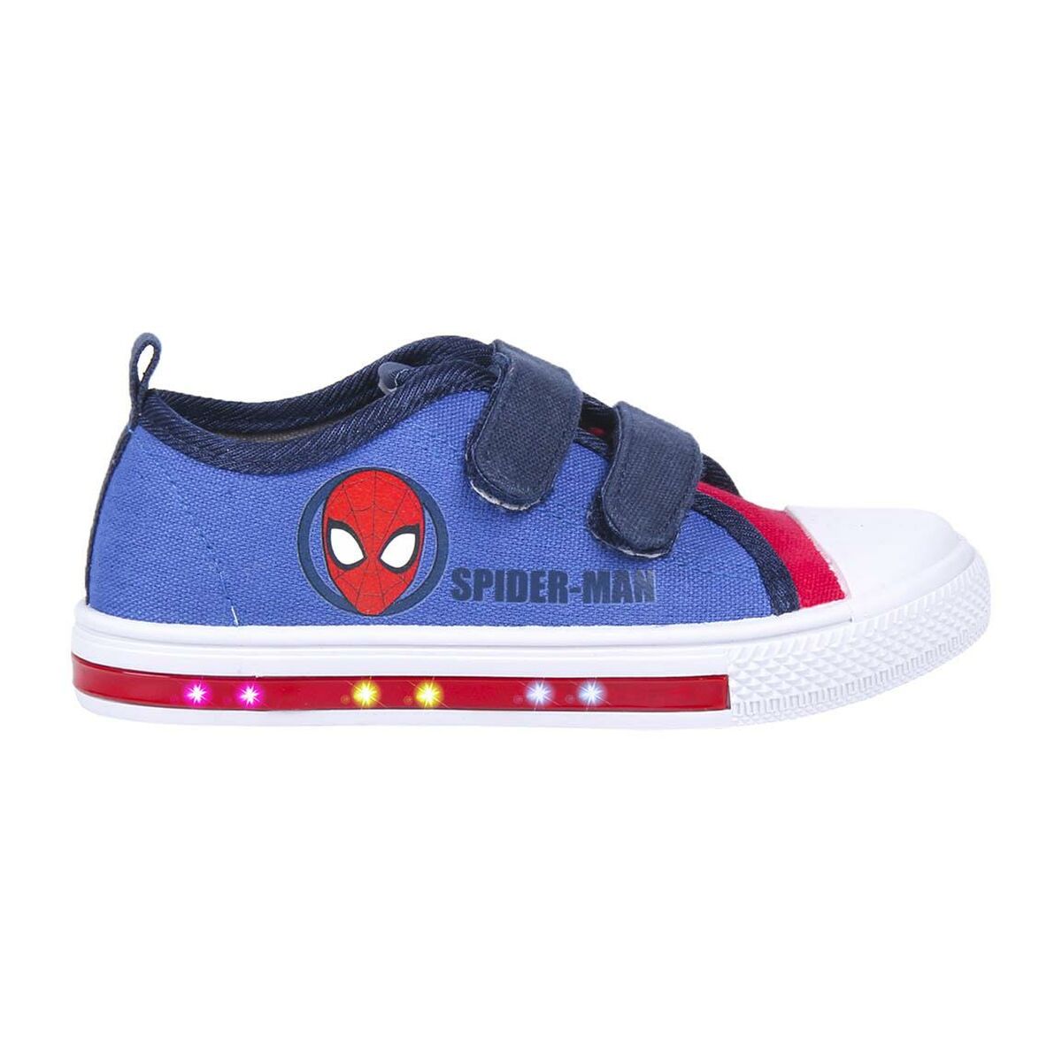 Chaussures casual enfant Spiderman Lumières Bleu
