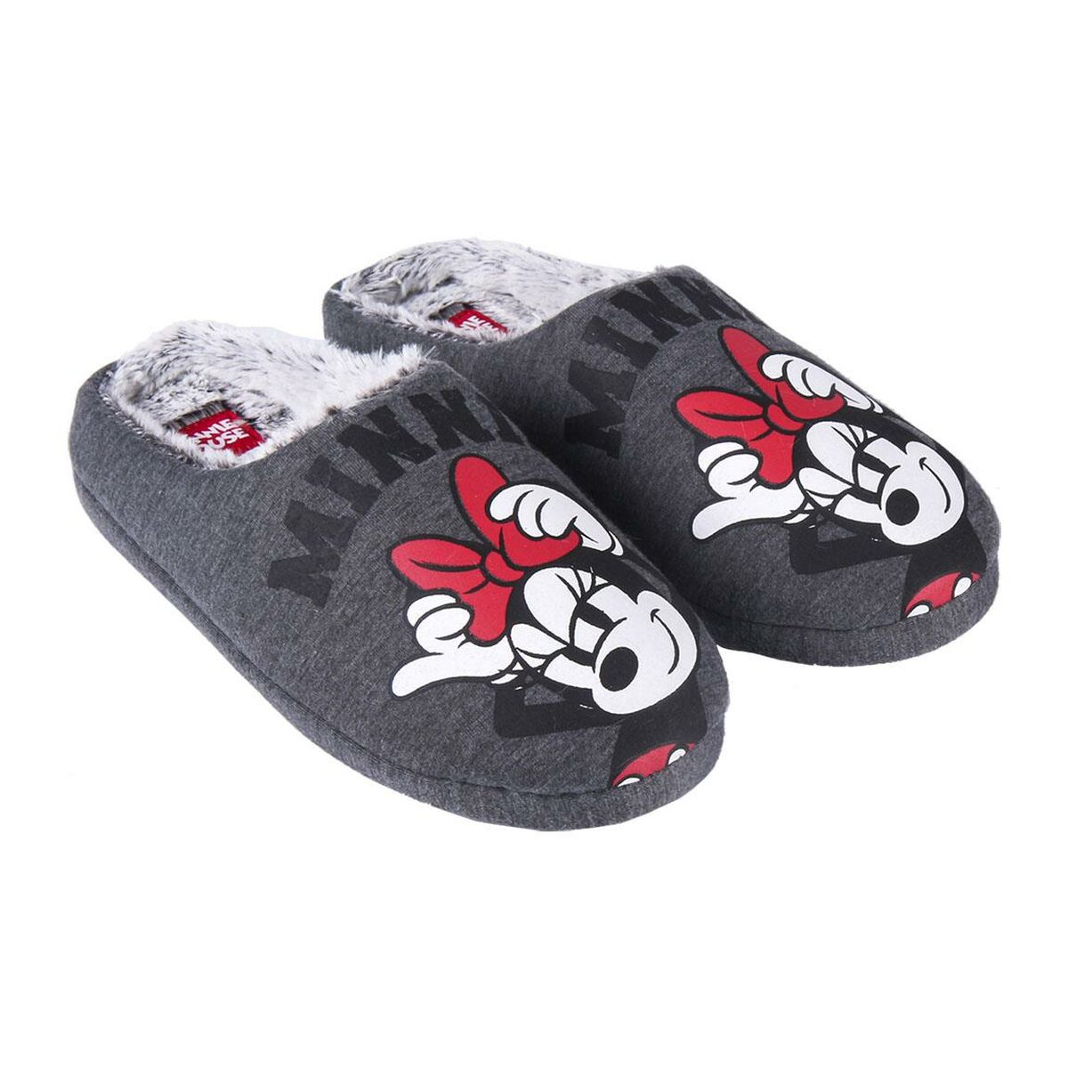 House Slippers Minnie Mouse Grey