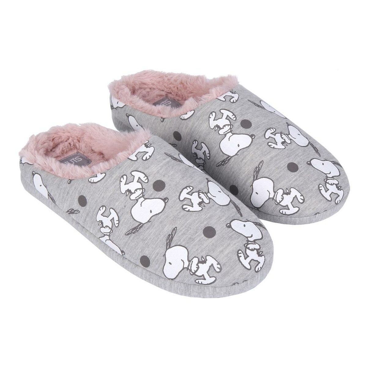 House Slippers Snoopy Light grey