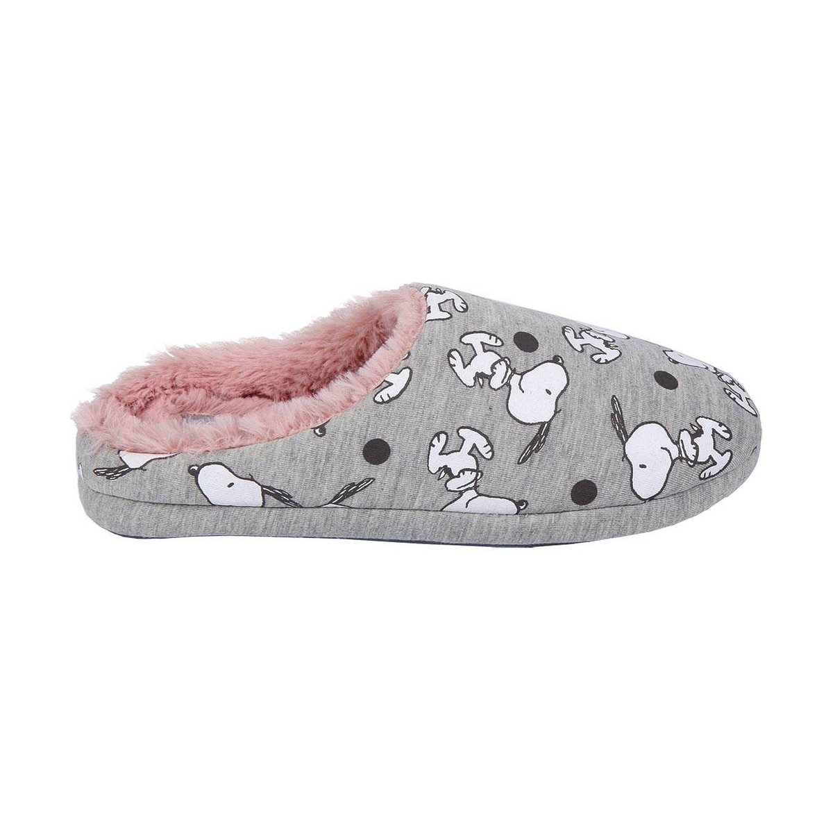 Chaussons Snoopy Gris clair