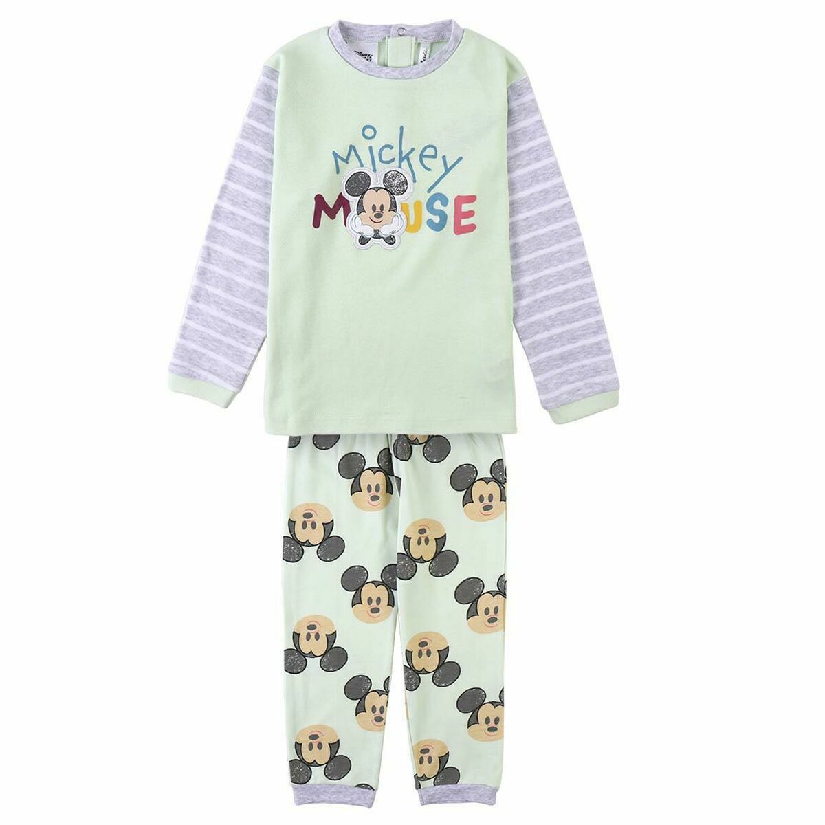 Pyjama Enfant Mickey Mouse Gris Vert