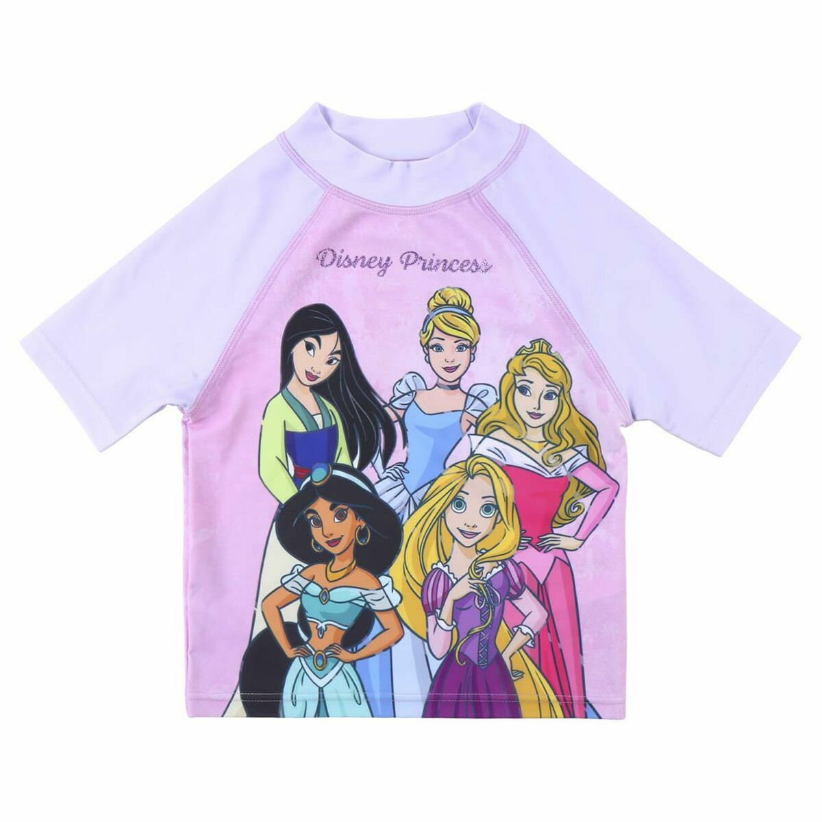 T-Shirt de Bain Princesses Disney Rose