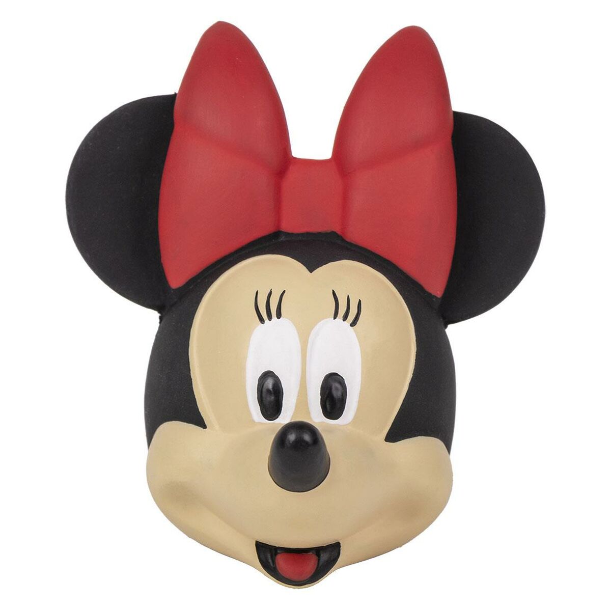 Jouet pour chien Minnie Mouse Noir Rouge Latex 8 x 9 x 7,5 cm
