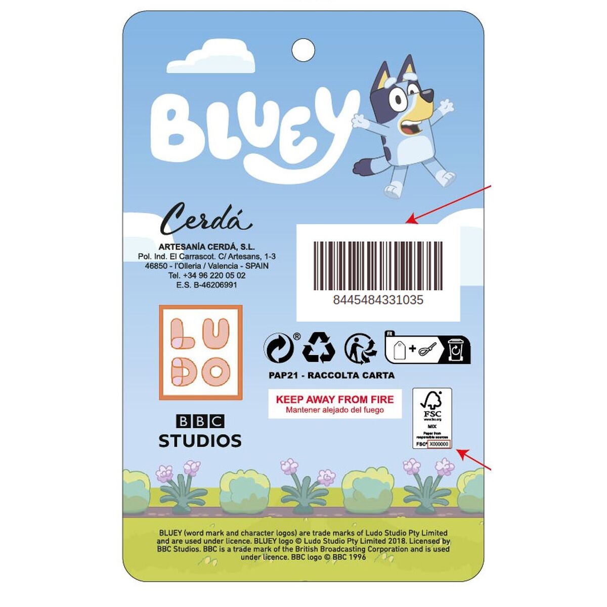 Plecak dziecięcy 3D Bluey