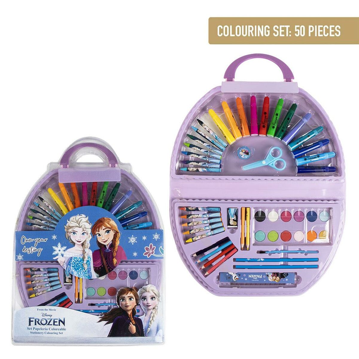 Image secondaire de Kit de Dessin Frozen 50 Pièces