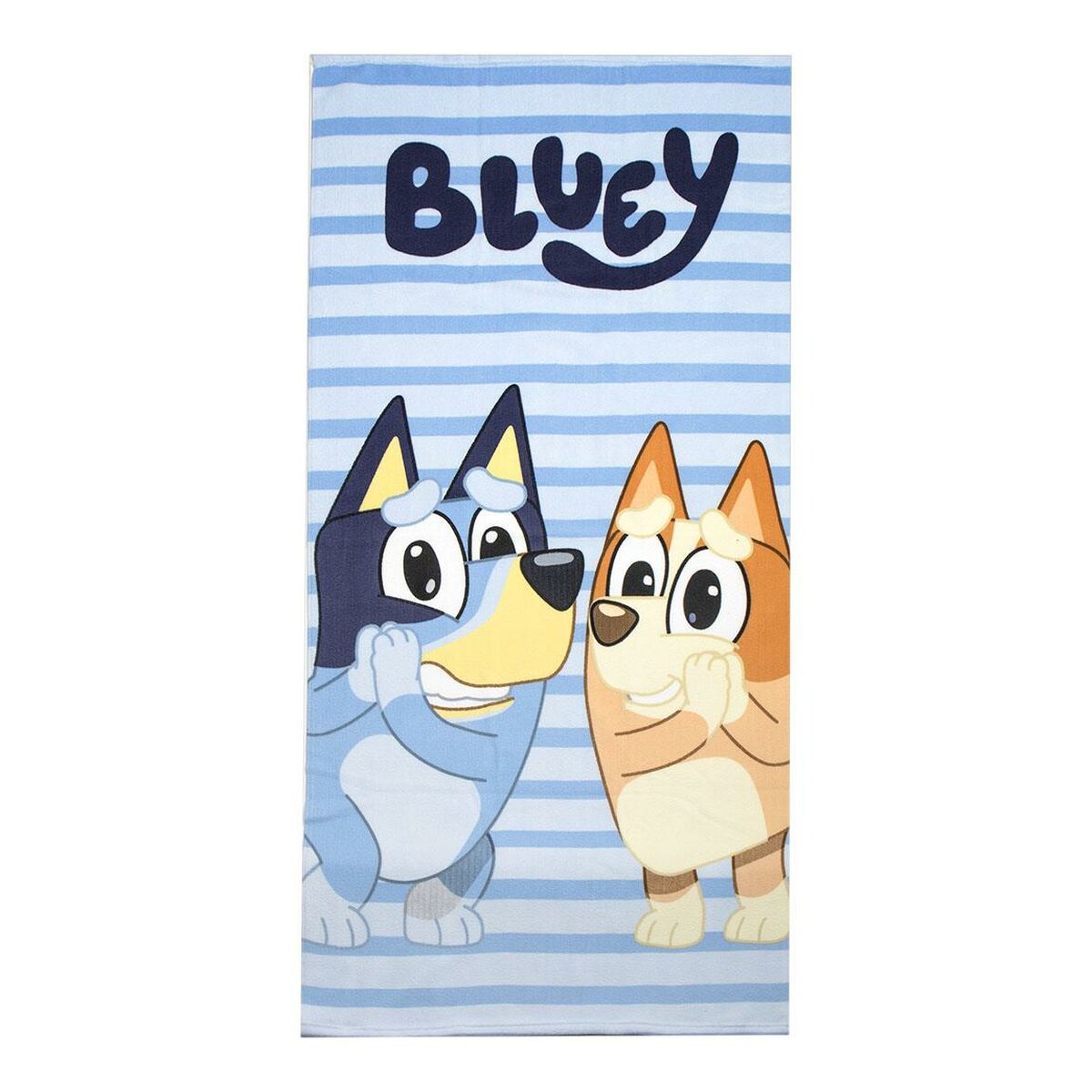 Serviette de plage Bluey Bleu clair 70 x 140 cm