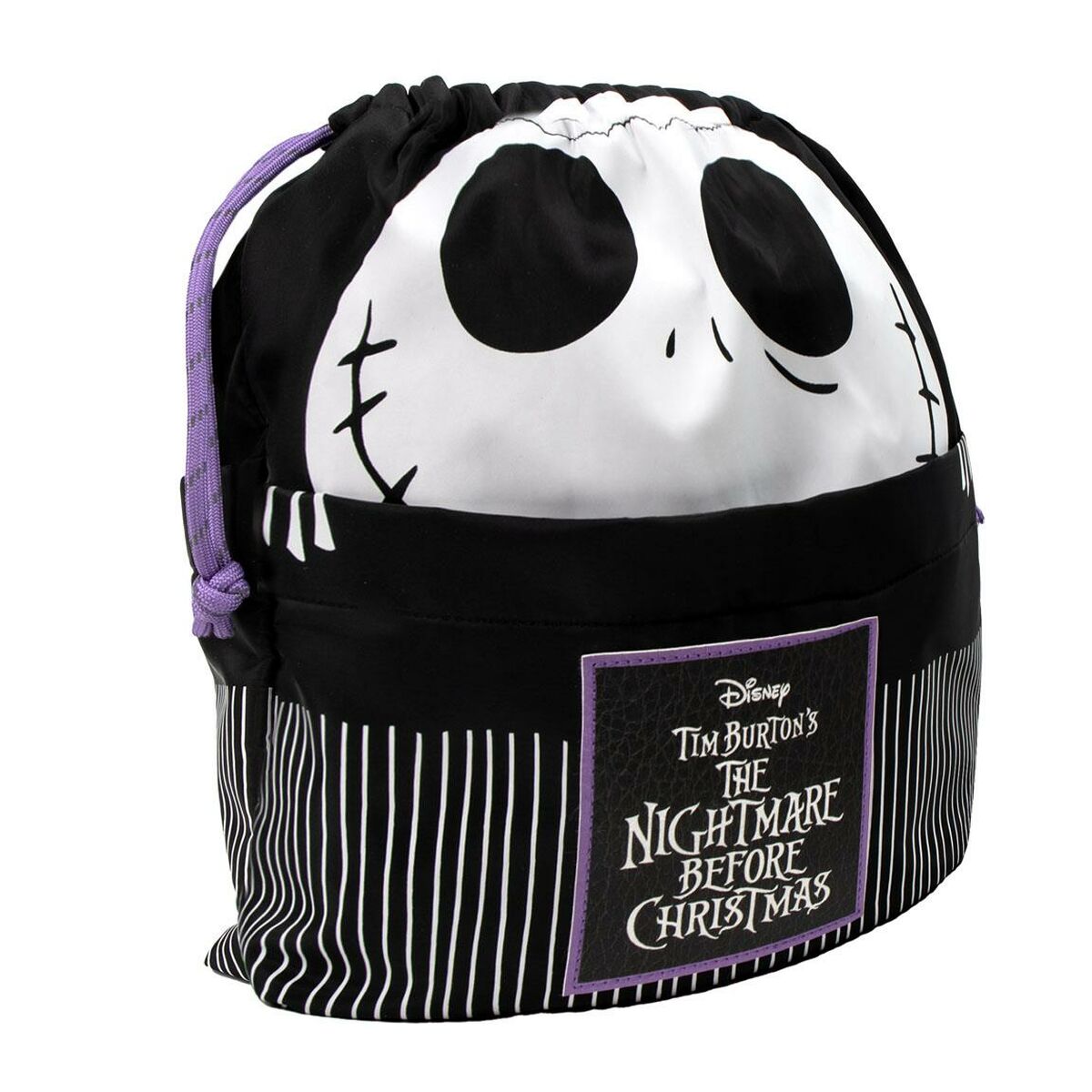 Τσάντα Ταξιδιού The Nightmare Before Christmas Μαύρο 100 % Nylon 16,5 x 25 x 7 cm