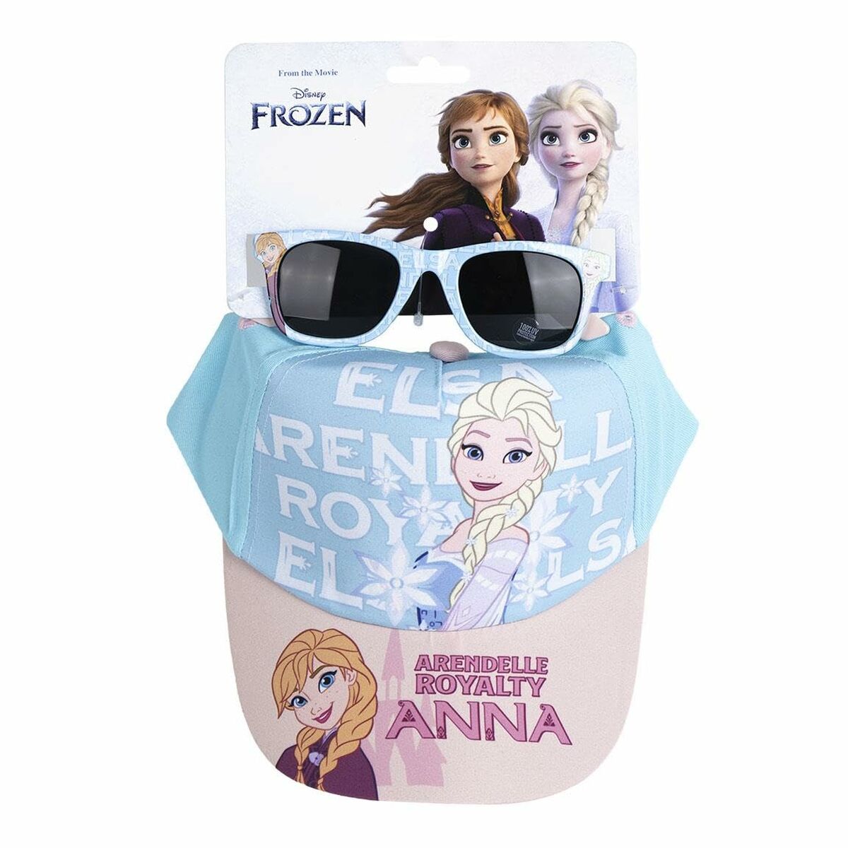 Σετ καπέλου και γυαλιών ηλίου Frozen Μπλε