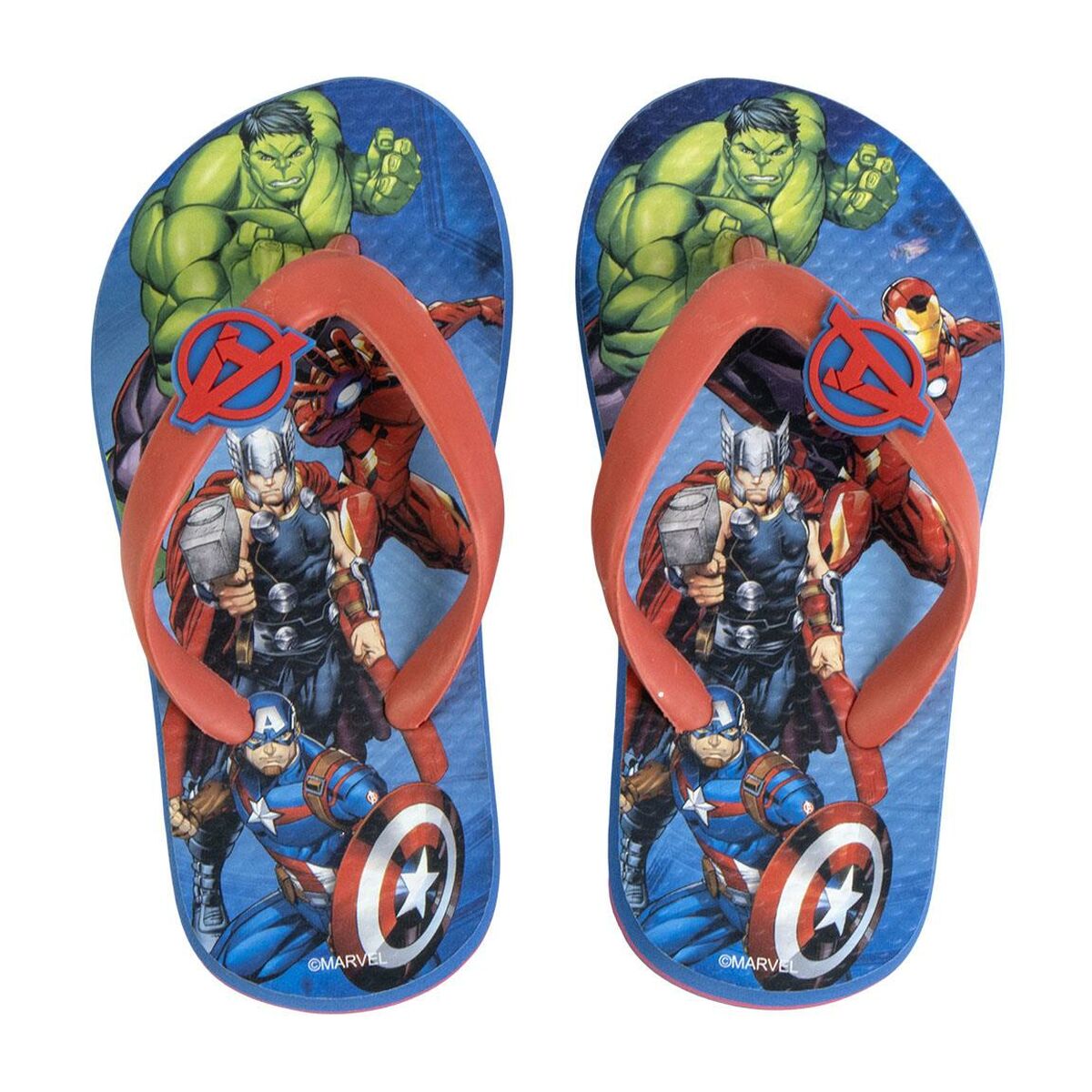 Tongs de Piscine The Avengers Bleu foncé