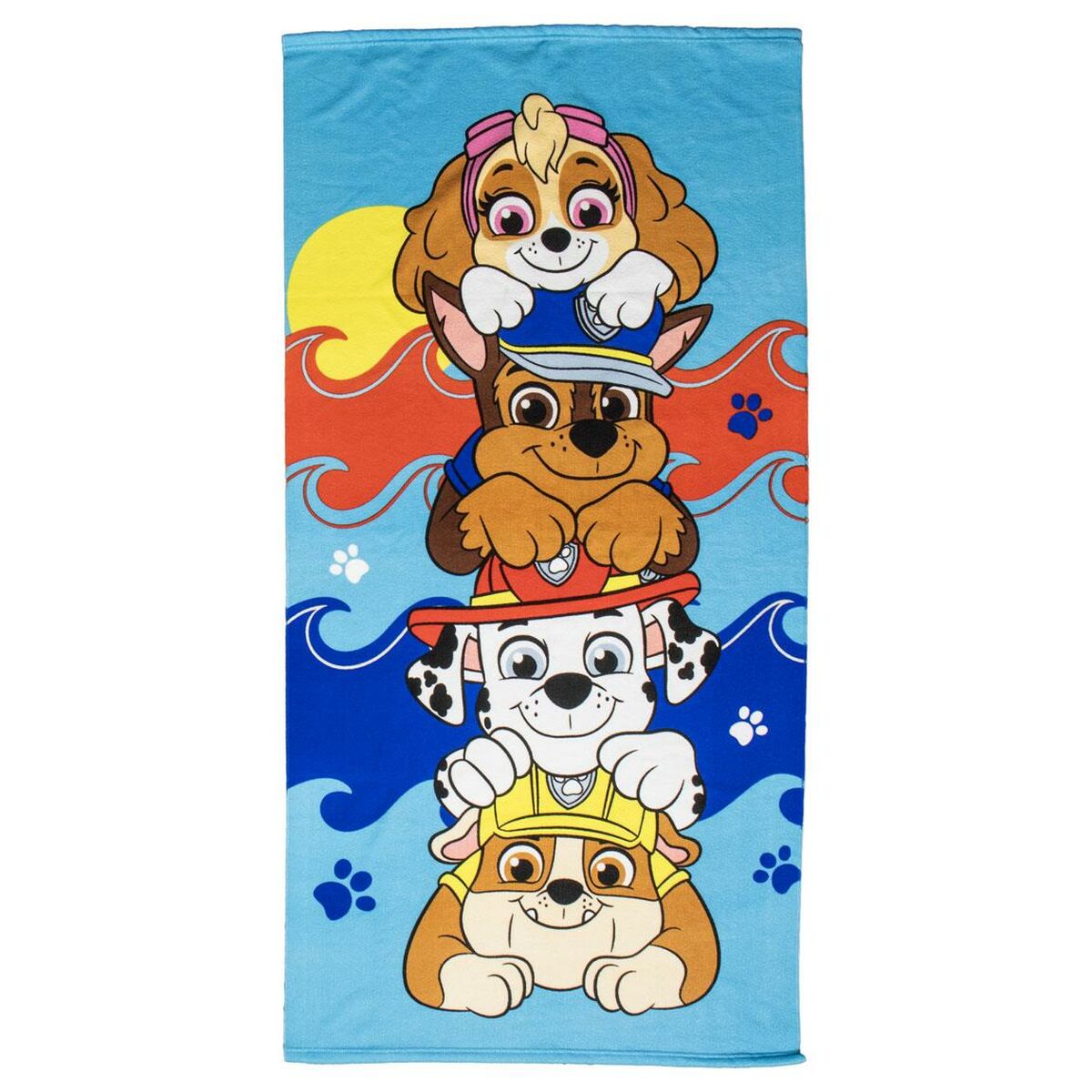 Image secondaire de Serviette de plage The Paw Patrol Bleu 20 x 35 x 4 cm 3 Pièces
