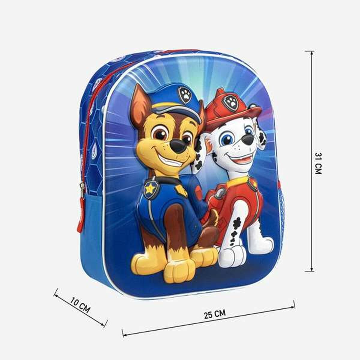 School Bag The Paw Patrol Blue 25,0 x 31,0 x 10,0 cm