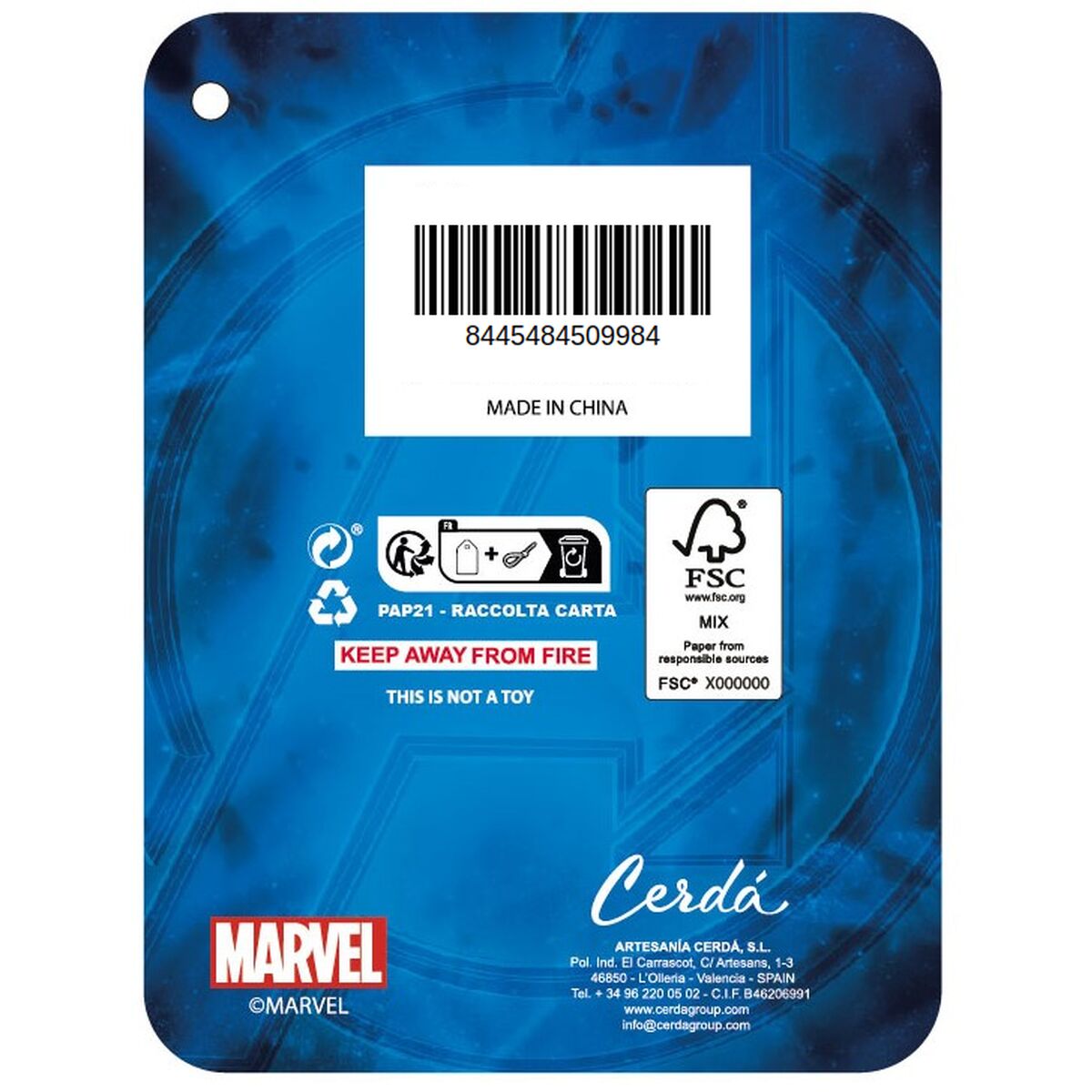 3D-schoolrugzak The Avengers Zwart 25,0 x 31,0 x 10,0 cm