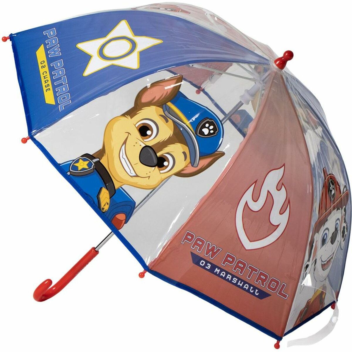 Paraplu The Paw Patrol Blauw Ø 71 cm 45 cm