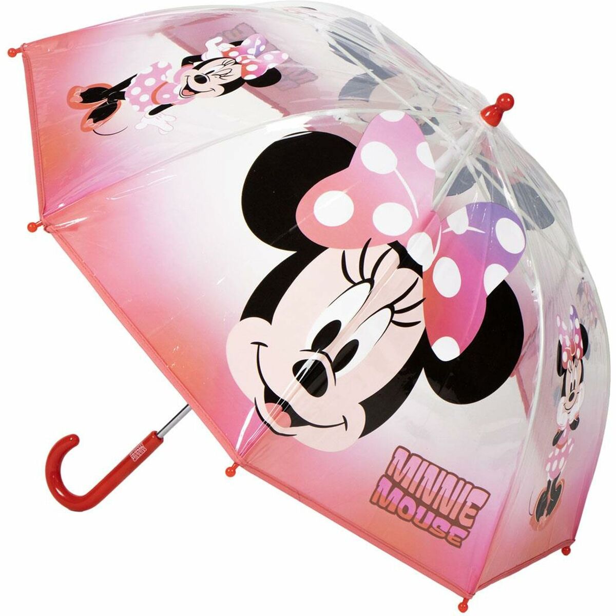 Umbrella Minnie Mouse Red 71 cm 45 cm
