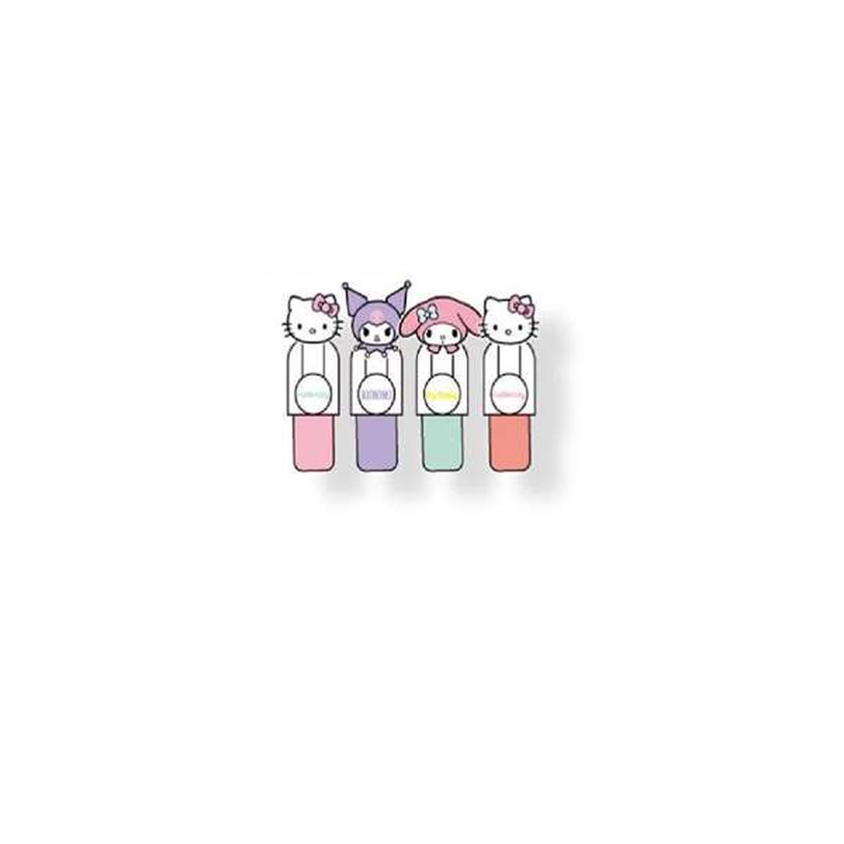 Fluorescerende Markeerstift Set Hello Kitty