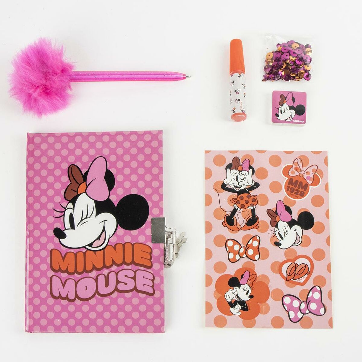 Image secondaire de Agenda avec accessoires Minnie Mouse