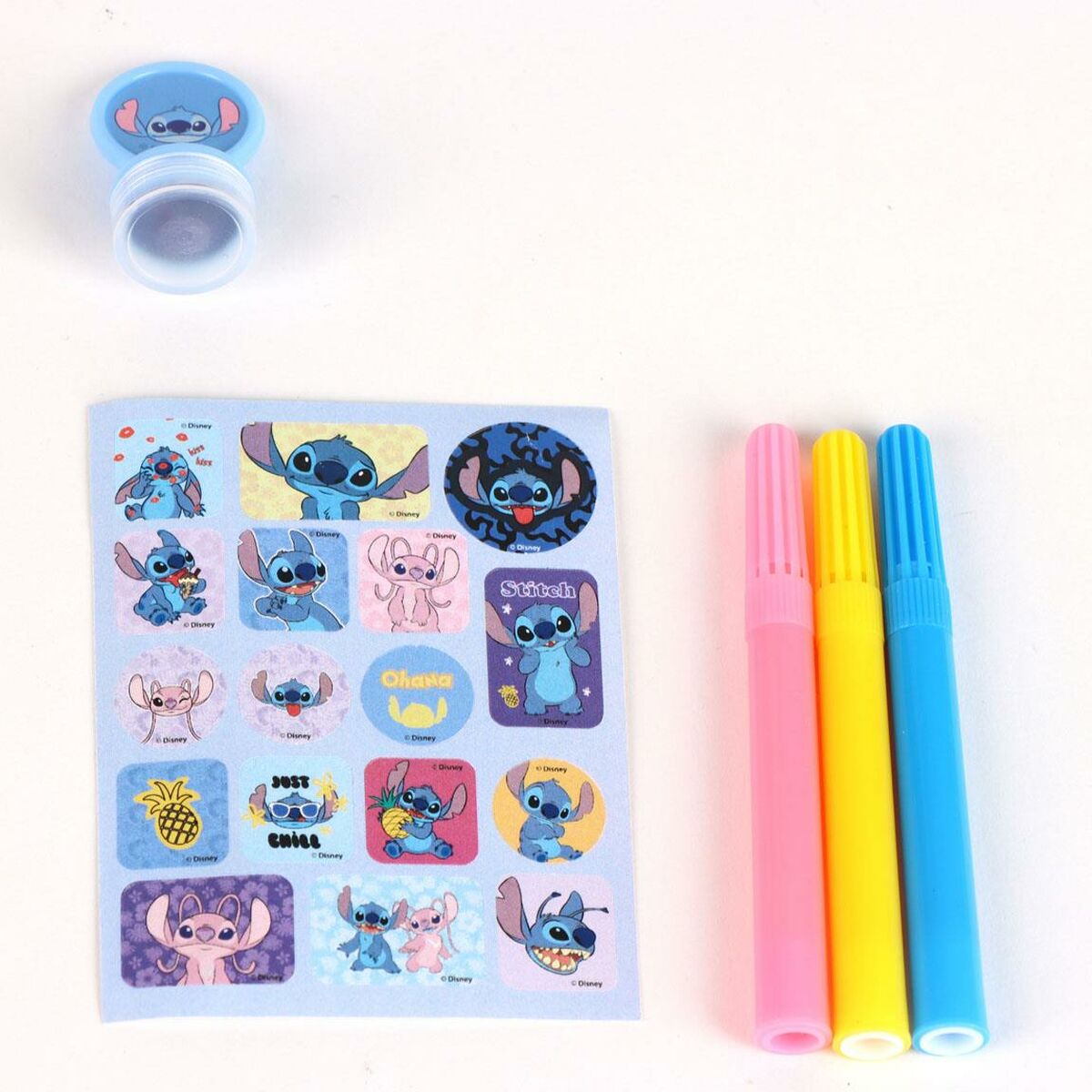 Schrijfset Stitch Multicolour 8 Onderdelen
