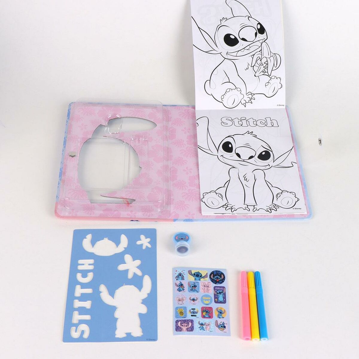 Schrijfset Stitch Multicolour 8 Onderdelen