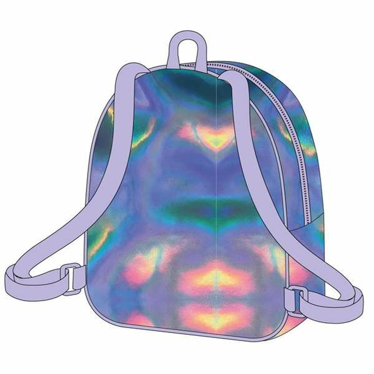 Plecak szkolny Hello Kitty Fioletowy