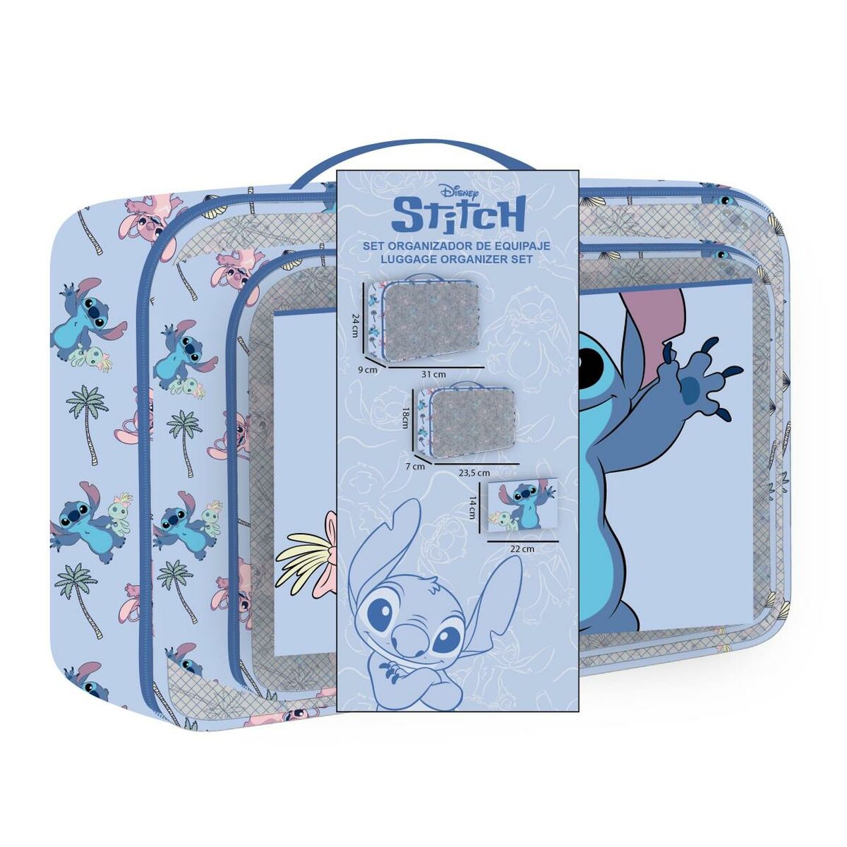 Τσάντα Ταξιδιού Stitch Μπλε