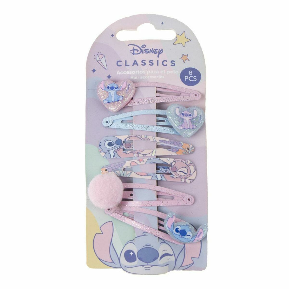 Τσιμπιδάκια Stitch Μπλε